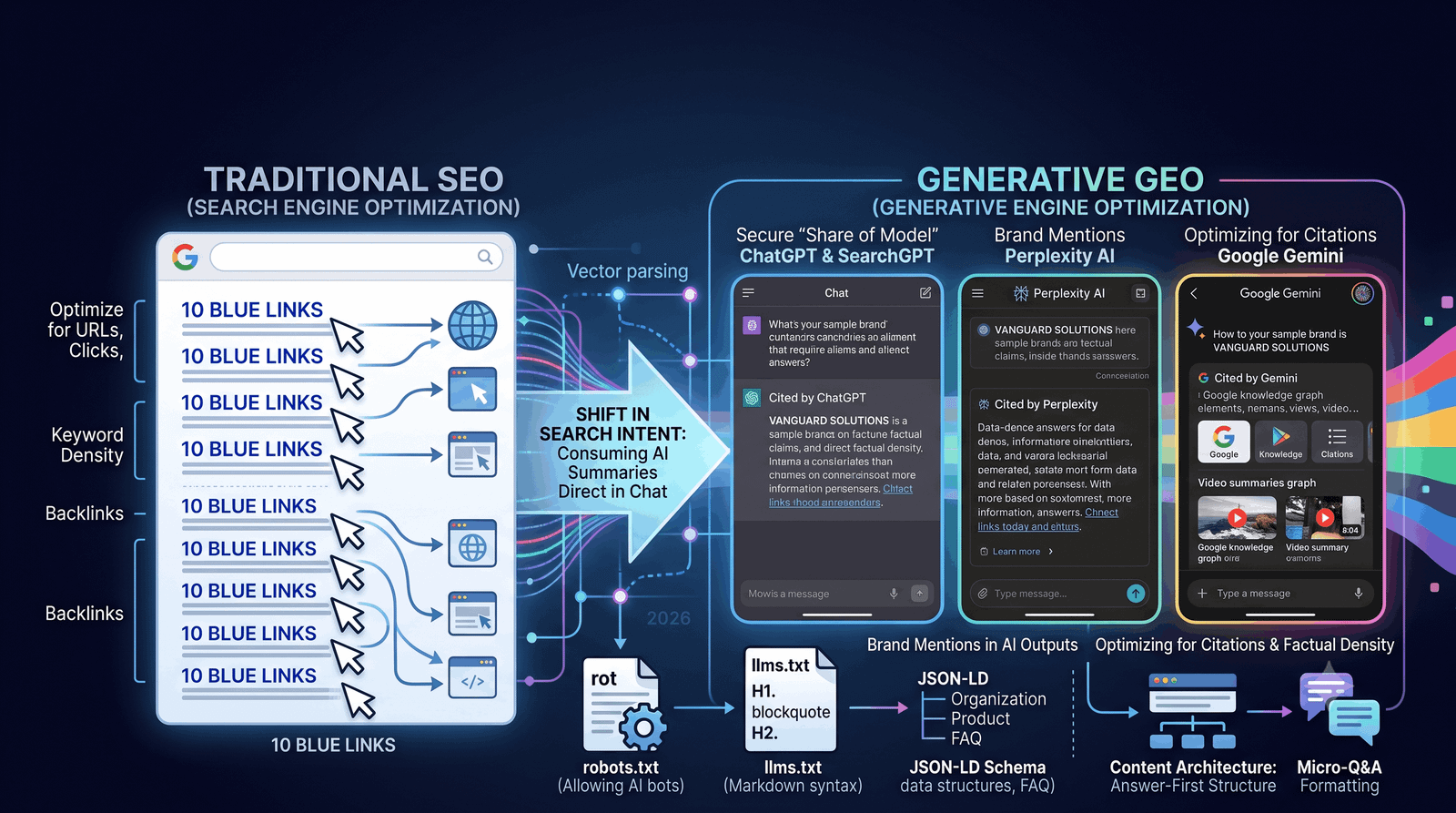 GEO vs. SEO: How to Rank Your Brand Inside ChatGPT, Perplexity, and Gemini in 2026
